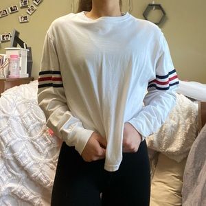 White long sleeve t-shirt
